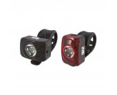 Wag Front + rear city LED 1W light kit rechargeable via USB 5460207